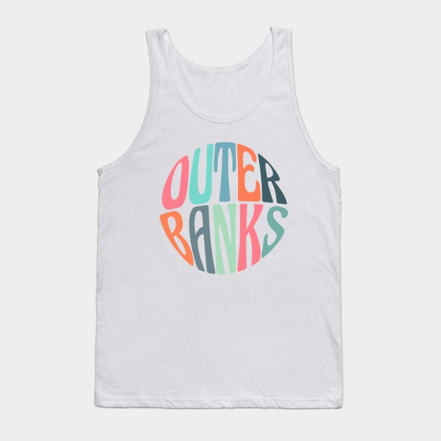 outer banks groovy retro light version (obx) Tank Top by acatalepsys 